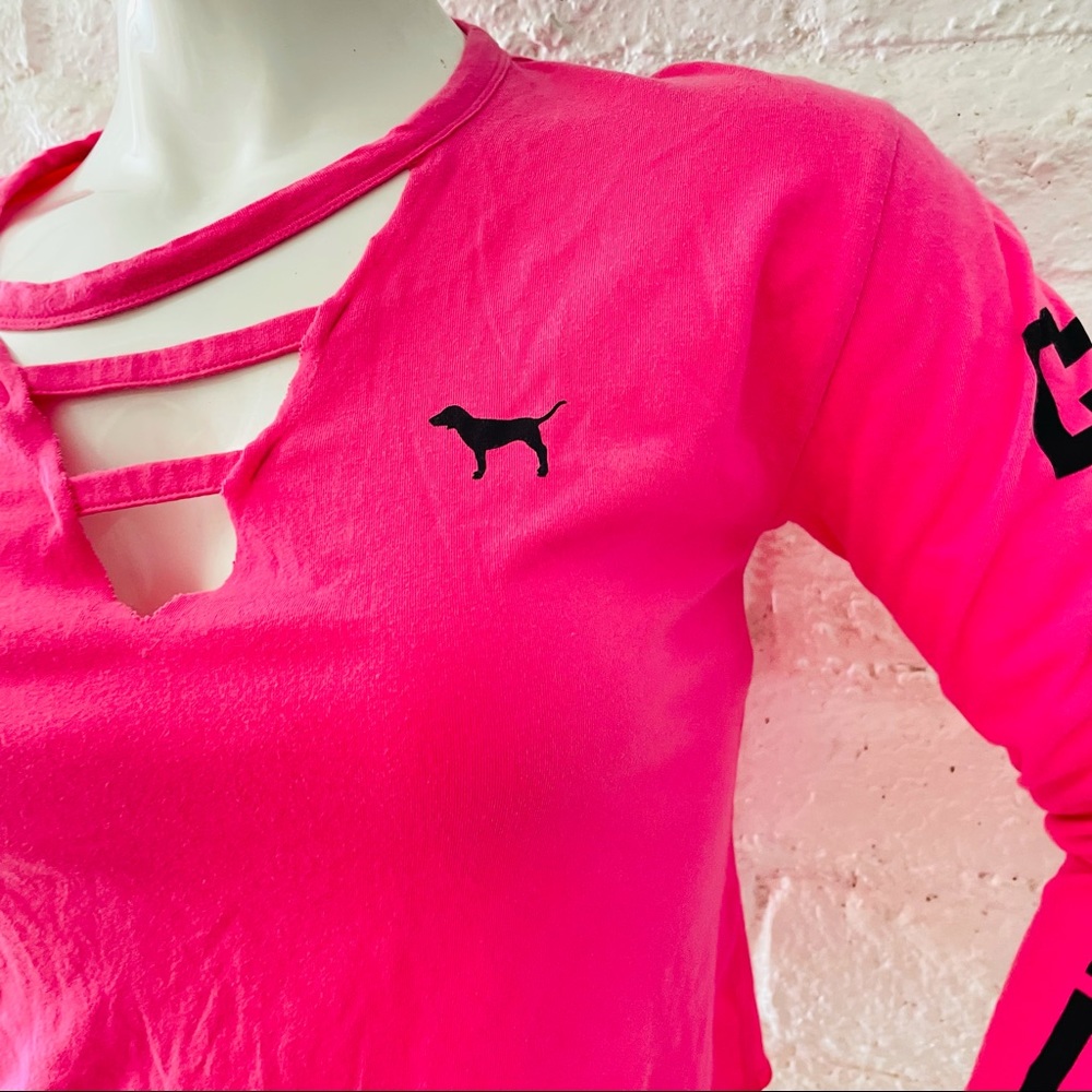 Pink Victoria secret crop top size L - Picture 5 of 7